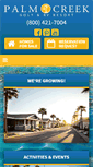 Mobile Screenshot of palmcreekgolf.com
